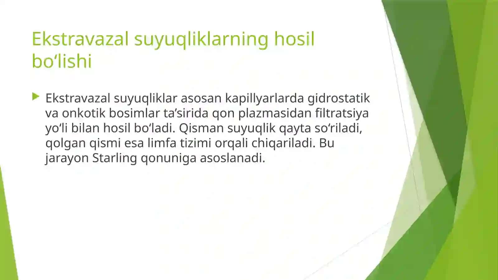 Organizmning ekstravazal suyuqliklari. Qon pigmentlari 3