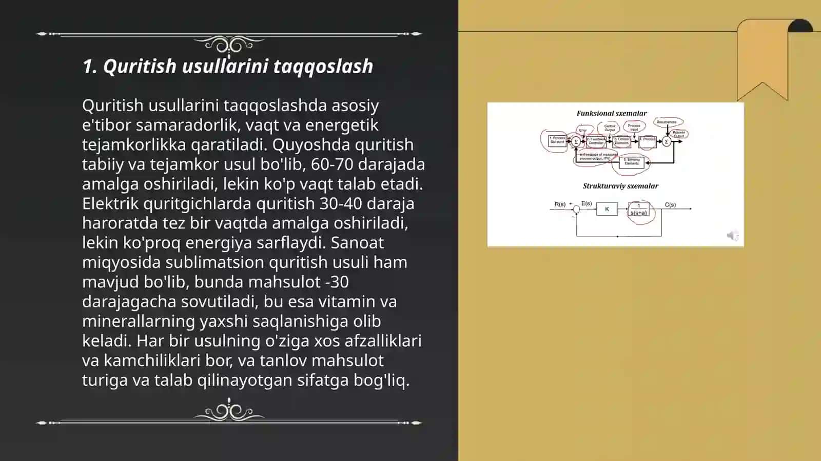 Don, meva va sabzavotlarni quritish usullari va elektr qurilmalarining ishlash printsipi 3