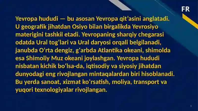 Yevropa hududi va Yevropa ittifoqining iqtisodiy siyosati 3