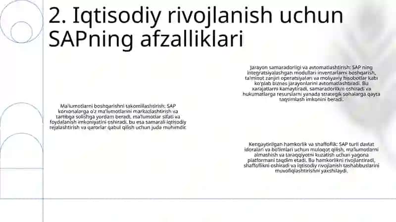 Iqtisodiyot Tizimlari Sap Tizimining Rivojlanishi 3