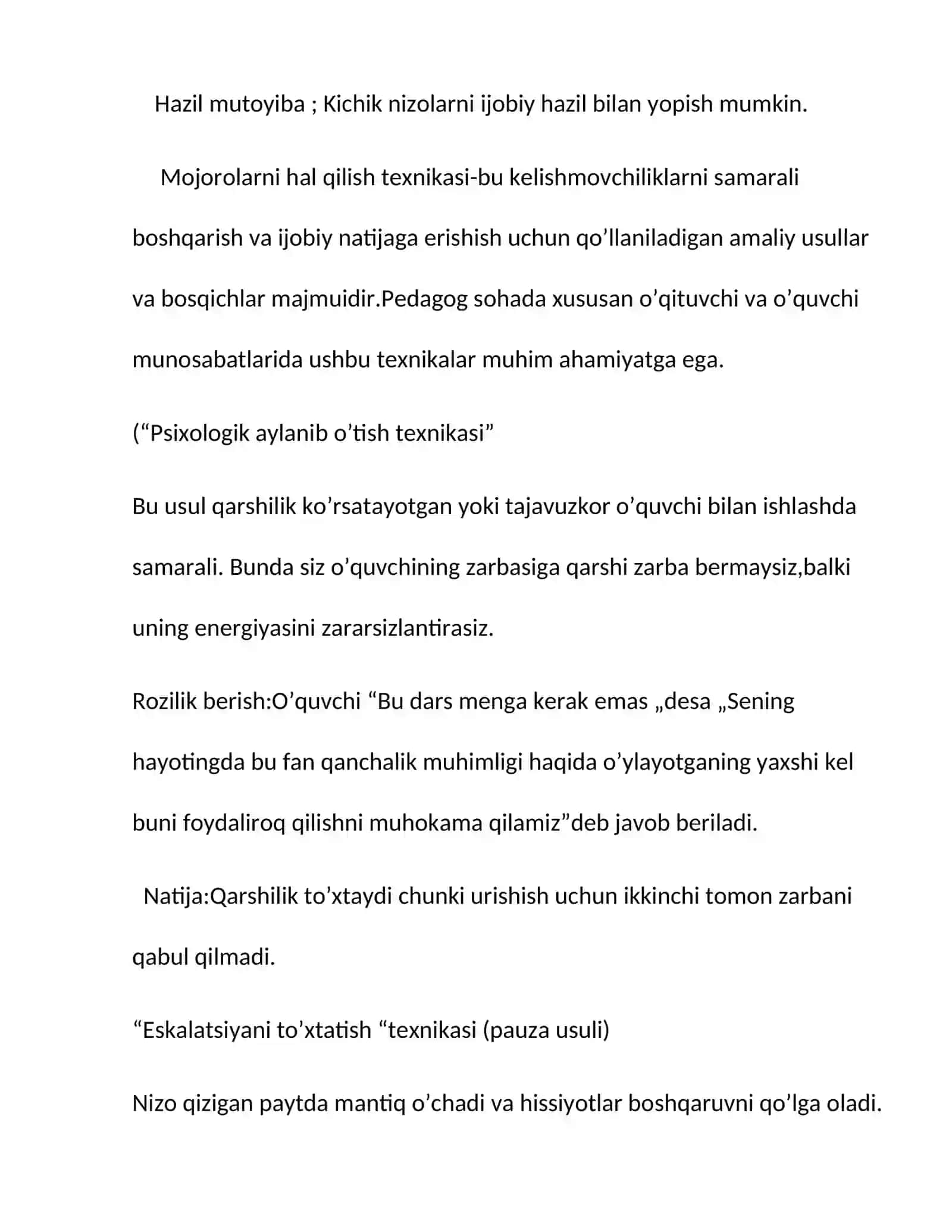 Pedagogik mojorolar texnologiyasi 3