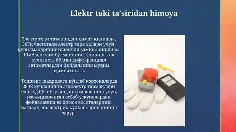 Hayot faoliyati xavfsizligi asoslari 3
