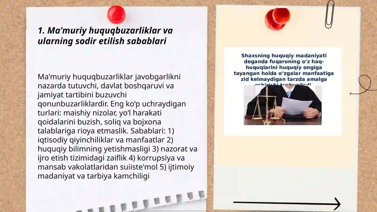 Ma'muriy huquqbuzarliklar va ularning sodir etilish sabablari 3