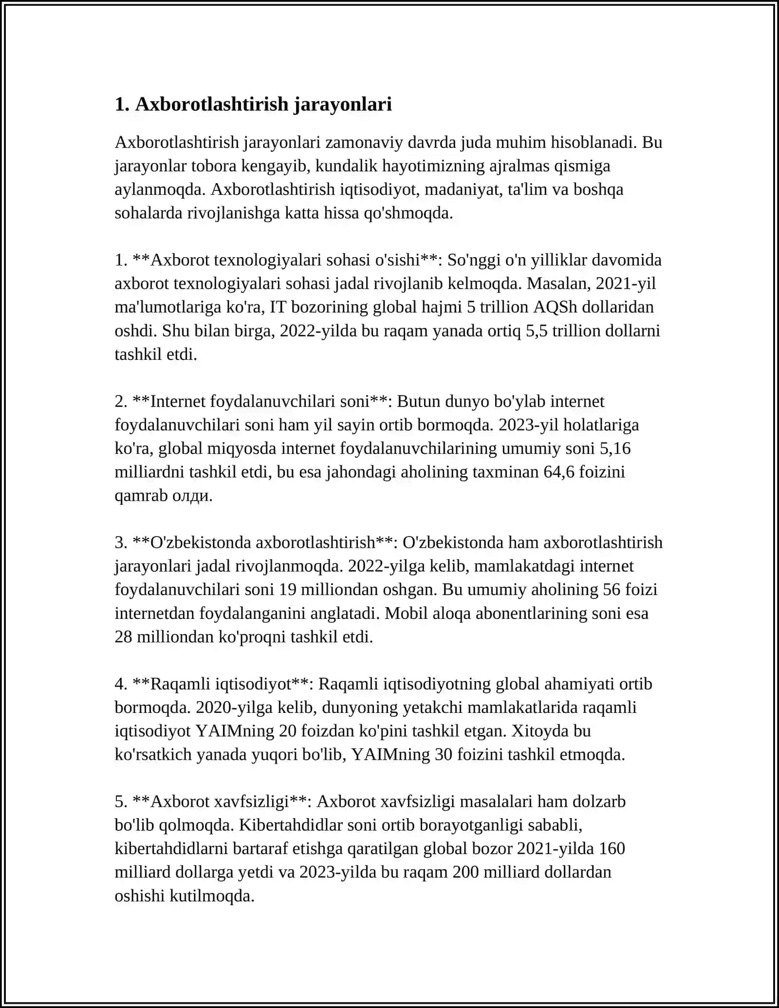AXBOROTLASHGAN JAMIYAT VA UNING ISTIQBOLLARI 3