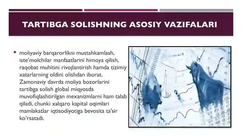 Moliya bozorlarini tartibga solish 3