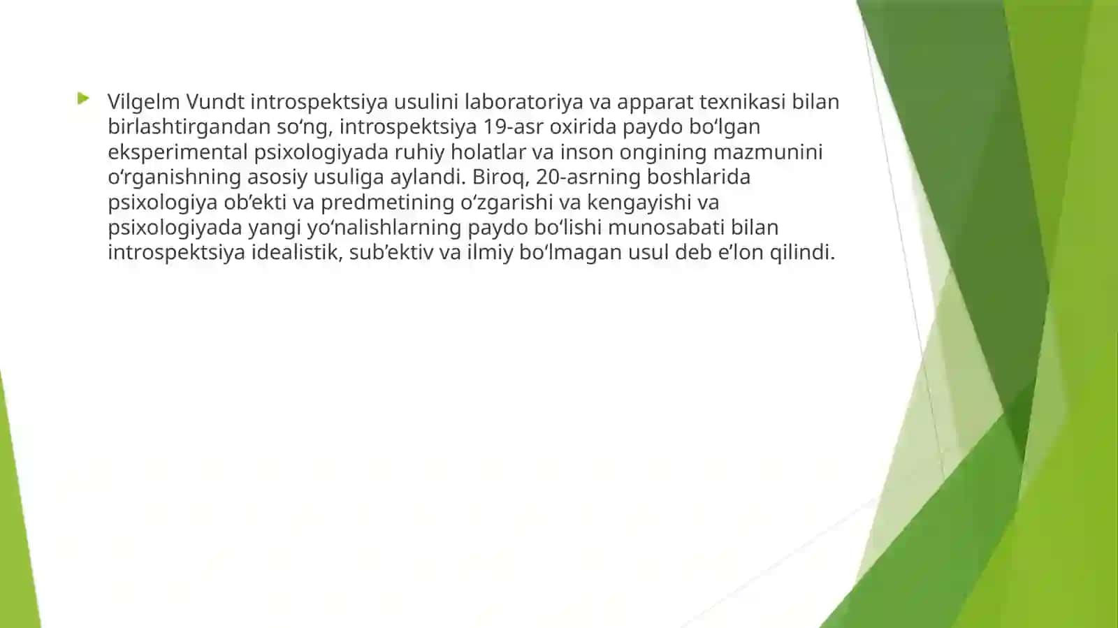 O‘ZINI O‘ZI KUZATISH METODI 3