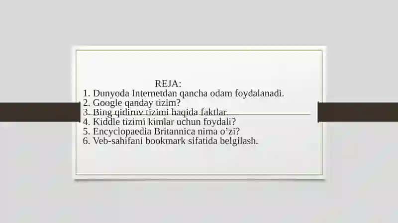 INTERNETDA ISHLASHNI O’RGANISH 3