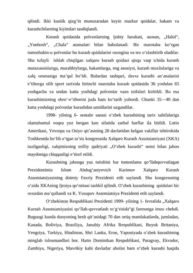 Belbog’li kurashchilarning texnik tayyorgarligi va texnik usullari, oyoqdan chalish va uloqtirish 3