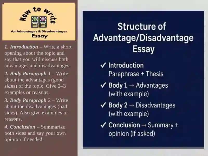 Definition of an advantages and disadvantages essay 3