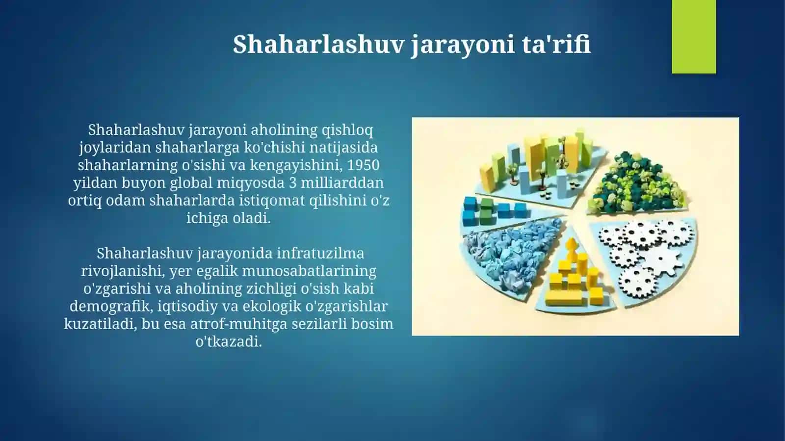 Shaharlashuv jarayoni 3