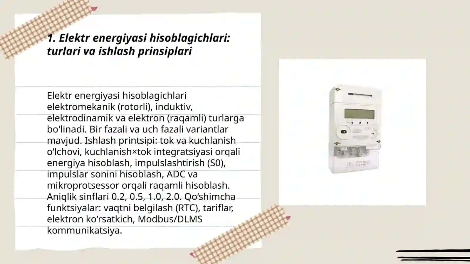 Elektr energiyasi hisoblagichlari: turlari va ishlash prinsiplari 3