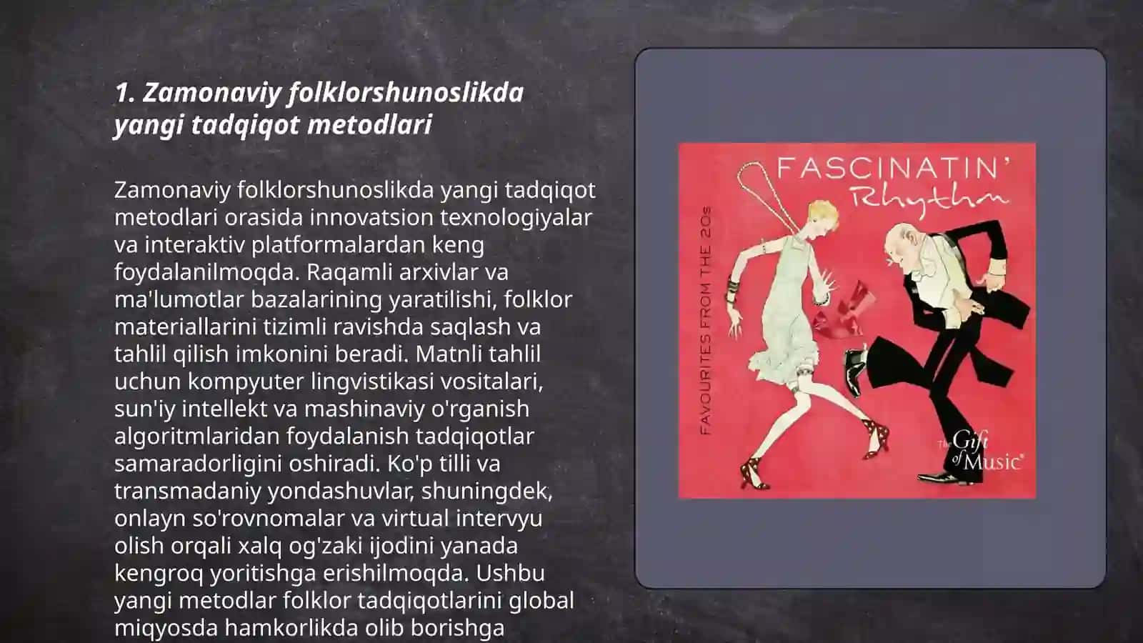 Zamonaviy folklorshunoslikda yangi tadqiqotlar ustida ishlash 3