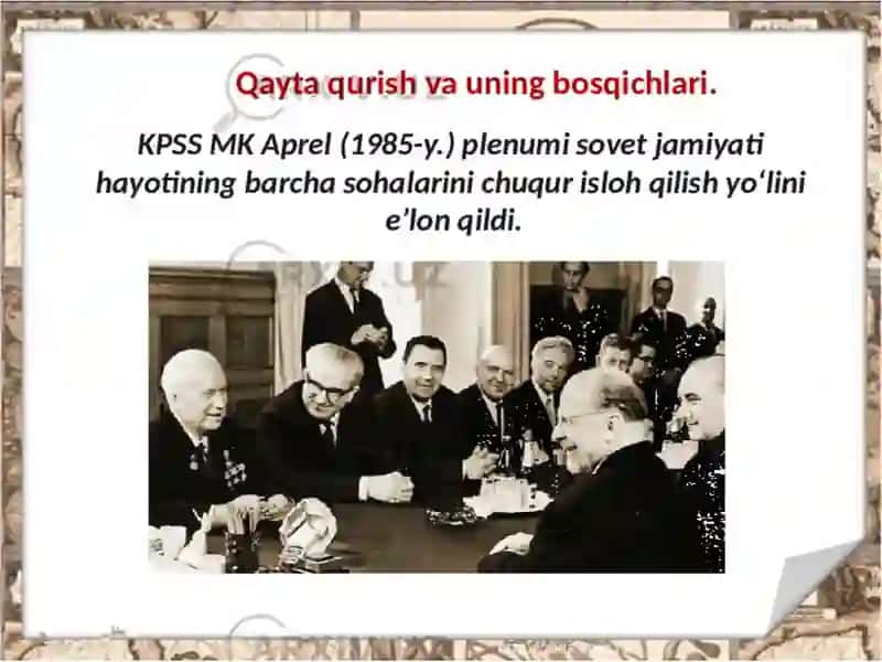Qaytaqurish jarayoni va uning bosqichlari 3