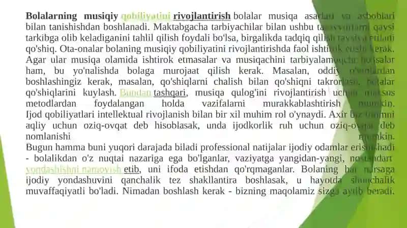 Bolalarning musiqaviy qobiliyatinirivojlantirish 3