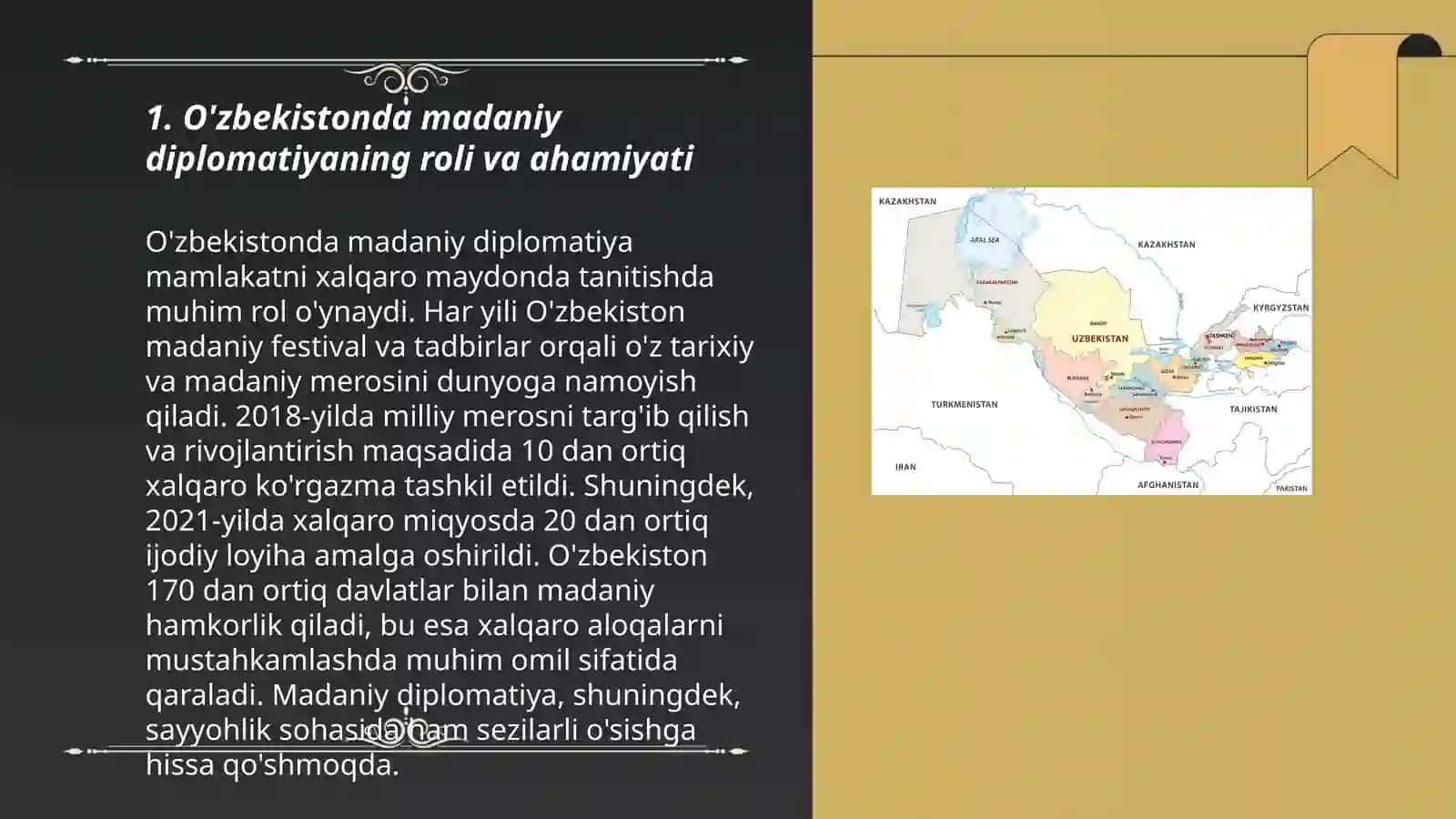 O'zbekistonda madaniy diplomatiyaning rivojlanishi (2017-2023) 3
