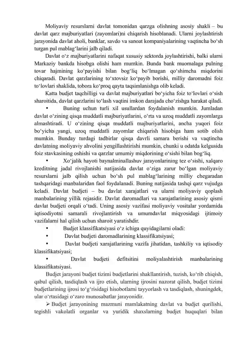 Moliya tizimi va moliyaviy siyosat 3