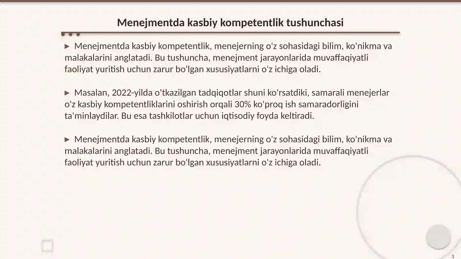 Menejmentda kasbiy kompetentlikning funksiyasi va ahamiyati 3