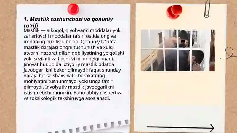 Mastlik holda sodir etilgan jinoyat uchun javobgarlik 3