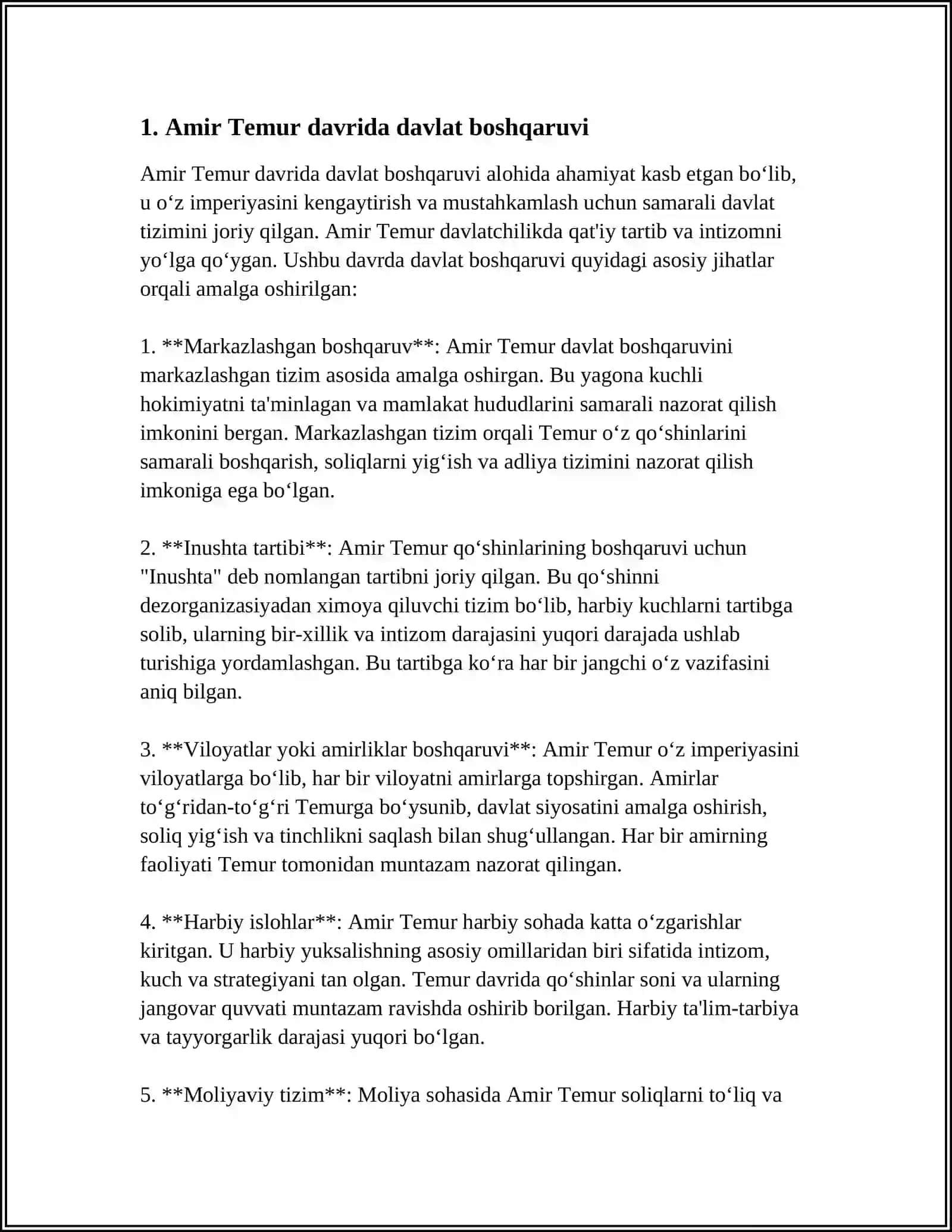 AMIR TEMUR BUYUK DAVLAT ARBOBI.MIRZO ULUGʻBEK DAVLAT ARBOBI VA BUYUK OLTIN 3