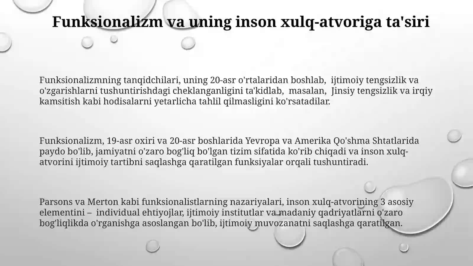 Inson hulq-atvorini o'rganishga qaratilgan ijtimoiy nazariyalar tahlili 3