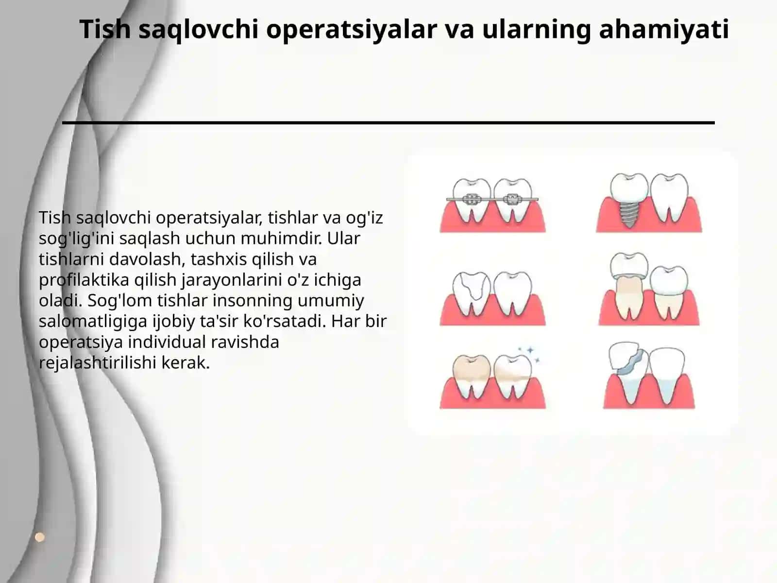 Og'iz bo'shlig'i jarroxligi fanidan mustaqil ishi 3
