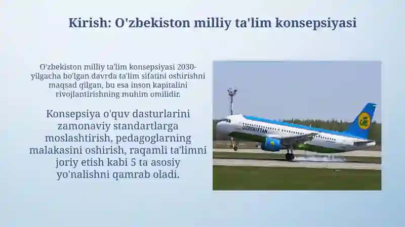O'zbekiston milliy tarbiya kansepsiyasi va uning jahon tajribasibilanuygunligi 3