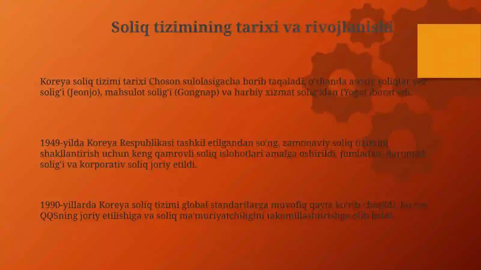 Janubiy Koreya soliq tizimi 3