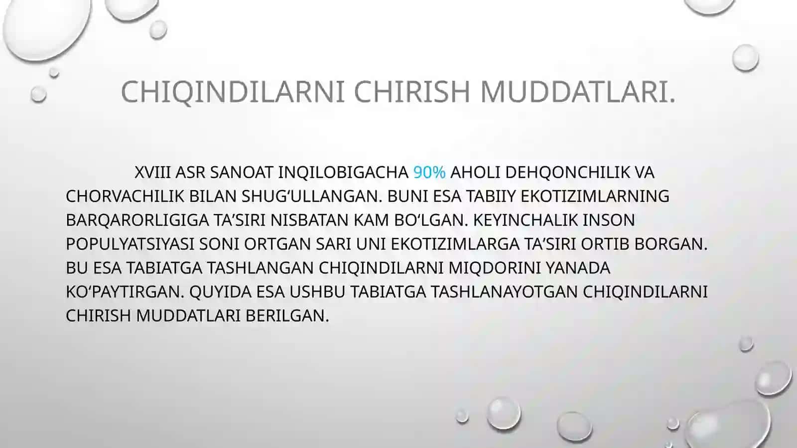 Chiqindilar muammosi.( plastik ) 3