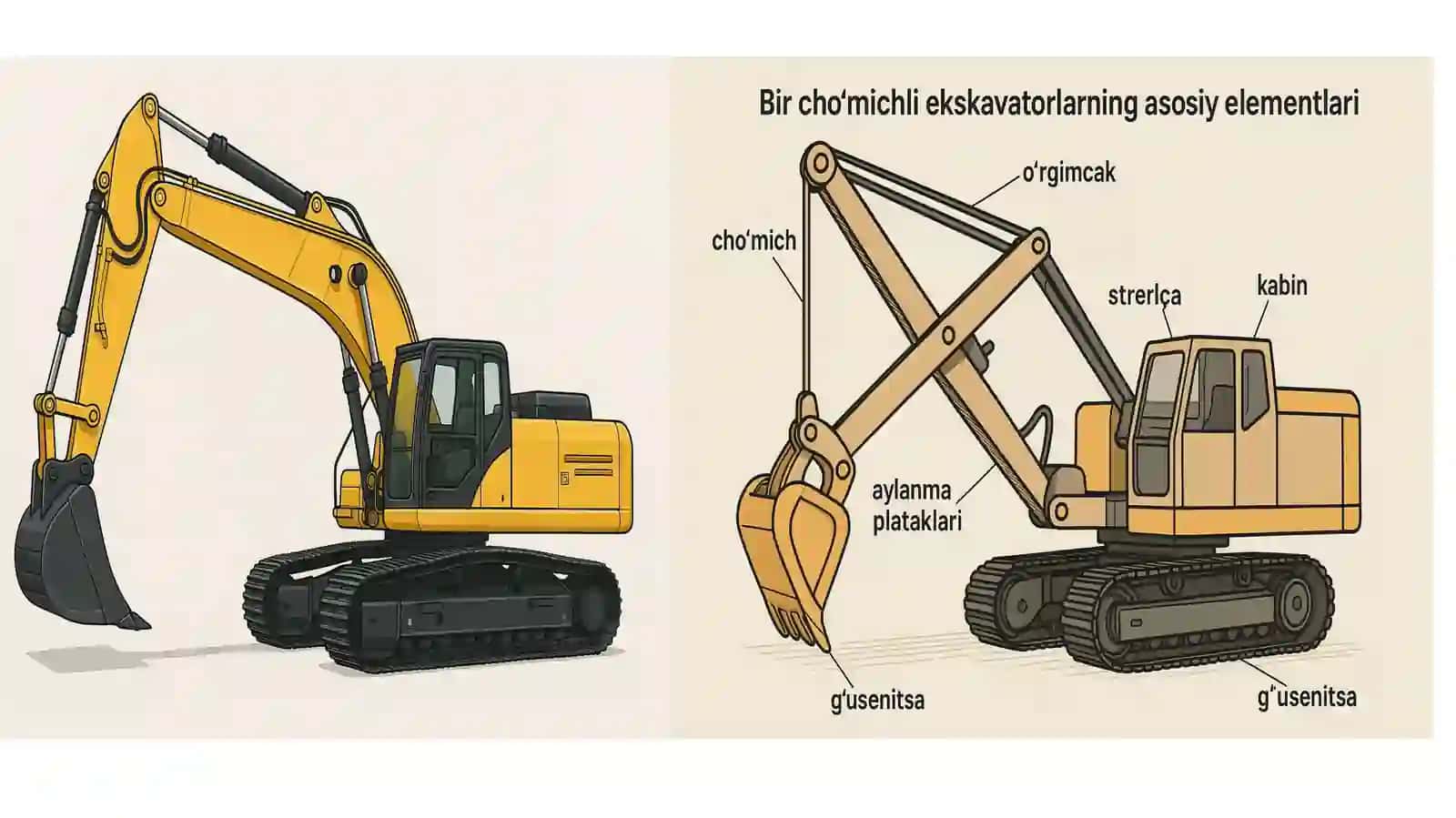 Bir cho‘michli ekskavatorlarning ishlash prinsipi va loyihalash parametrlari 3