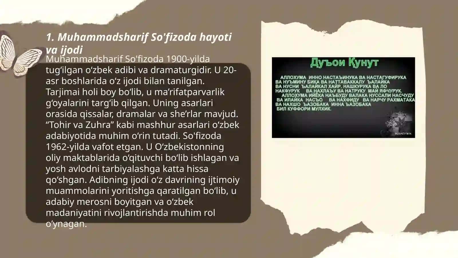 Muhammadsharif So'fizoda ijodining o'rganilishi 3