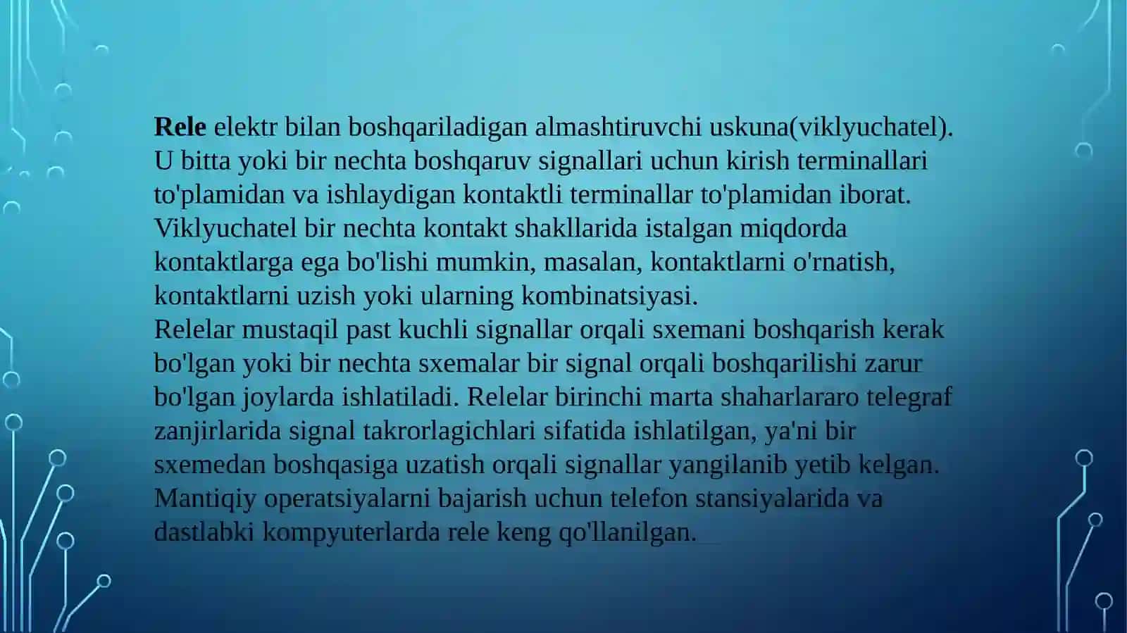 Elektr mashinalari va yuritmalar fanidan tayyorlagan MUSTAQIL ISHI 3