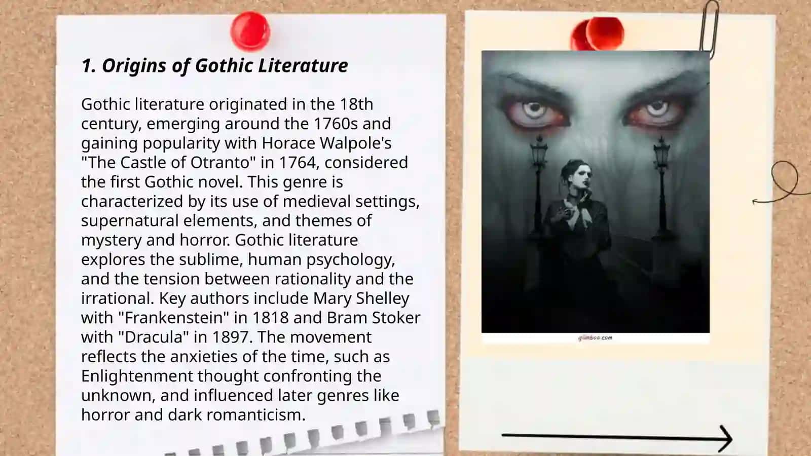 The GOTHIC TRADITION: HORROR, ROMANCE and THE SUPERNATURAL 3