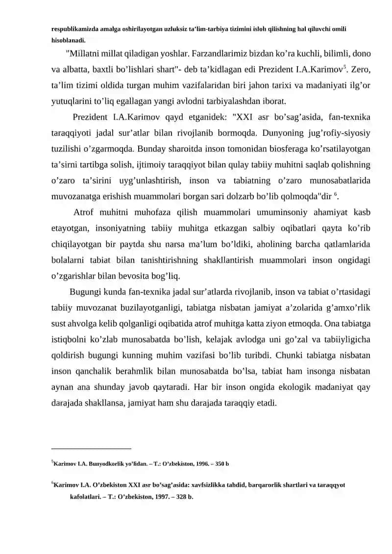 Bolalarni Tabiat Bilan Tanishtirishning Samarali Usullari Kurs Ishi 3