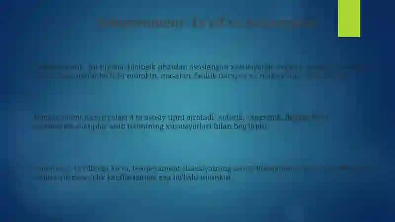 Temperament va uning nazariyalari 3