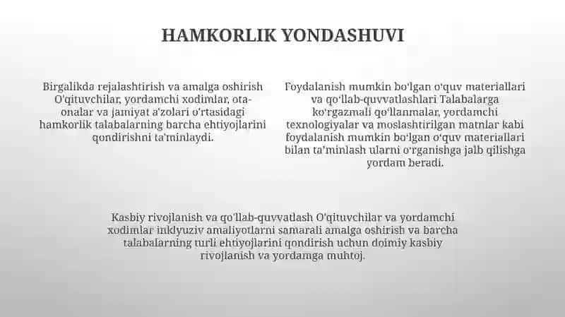 Imkoniyati Cheklangan Bolalarning Samarali Inklyuziv TaʼLim Olishning Asosiy Shartlari 3
