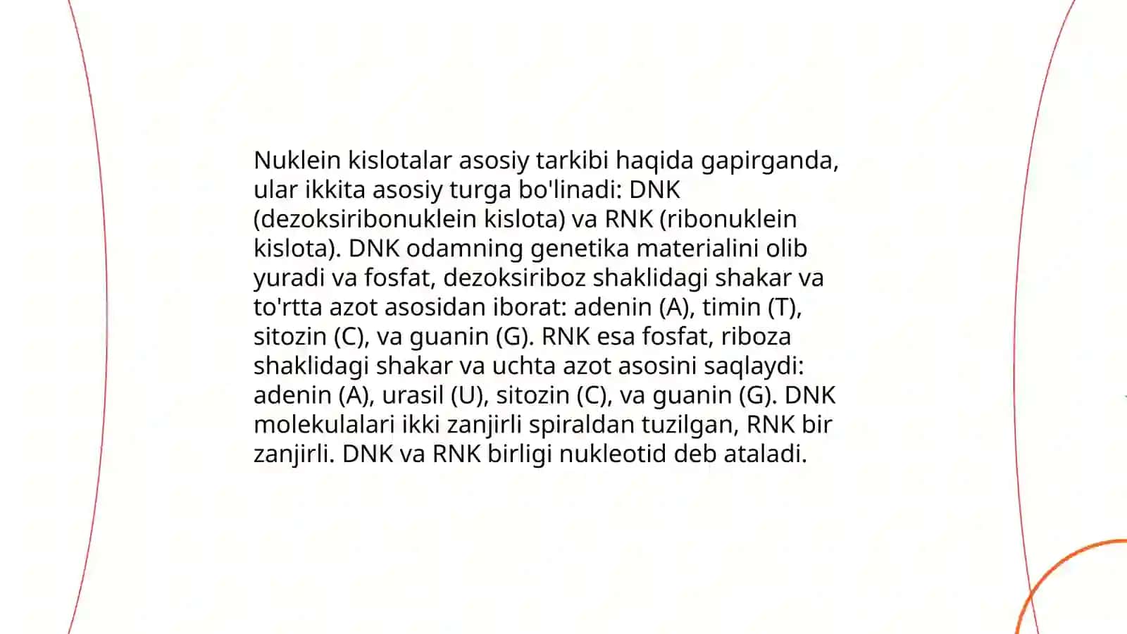 Nuklein kislotalarning strukturaviy tashkil etilishi 3