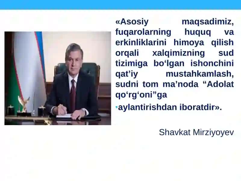 O‘ZBEKISTON RESPUBLIKASINING SUD TIZIMI 3