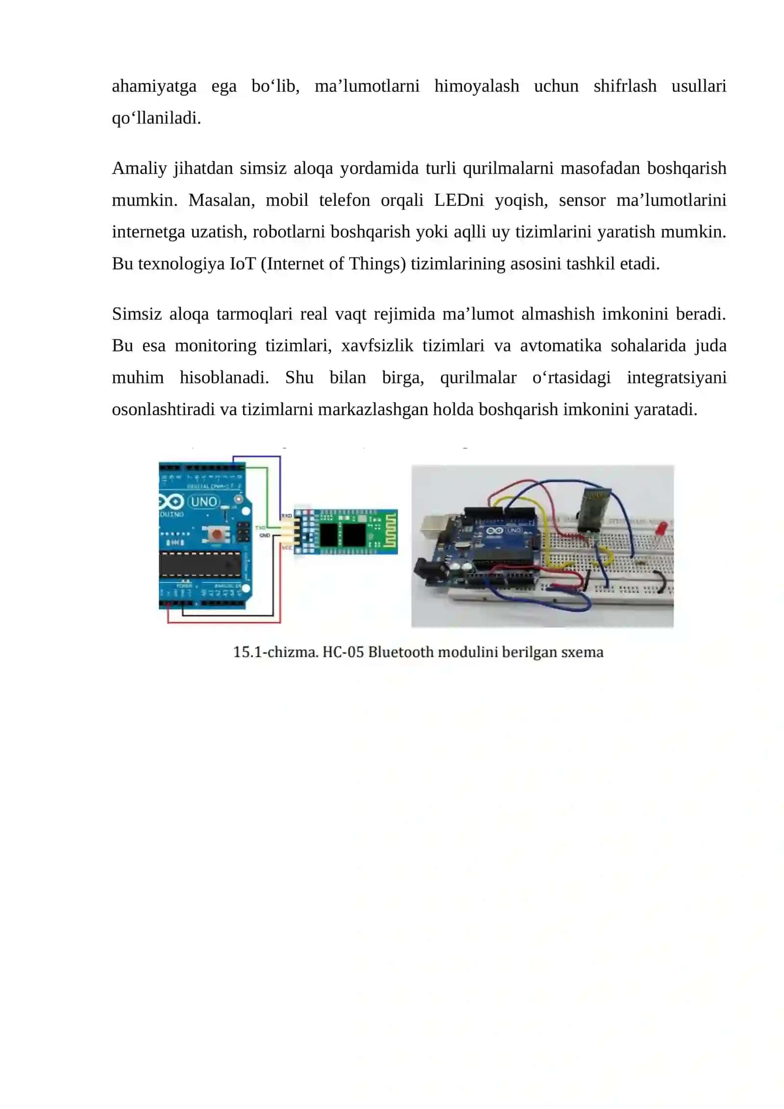 Simsiz aloqa tarmoqlari orqali ma’lumotlarni uzatish va boshqarish 3