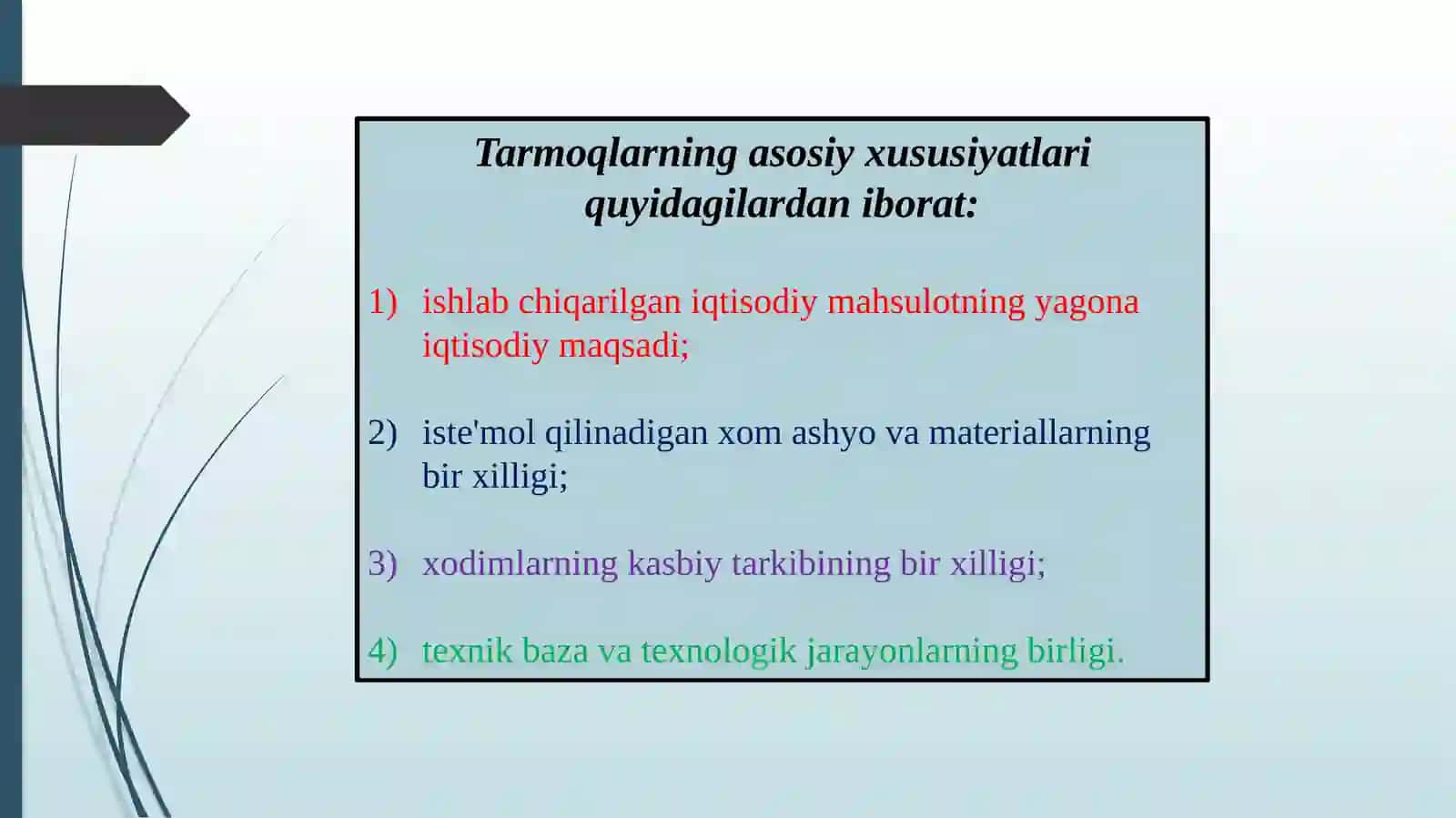 Tarmoq va tarmoq tuzimasi 3