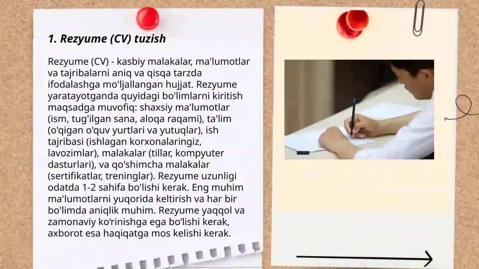 Rezyume (CV) tuzish 3