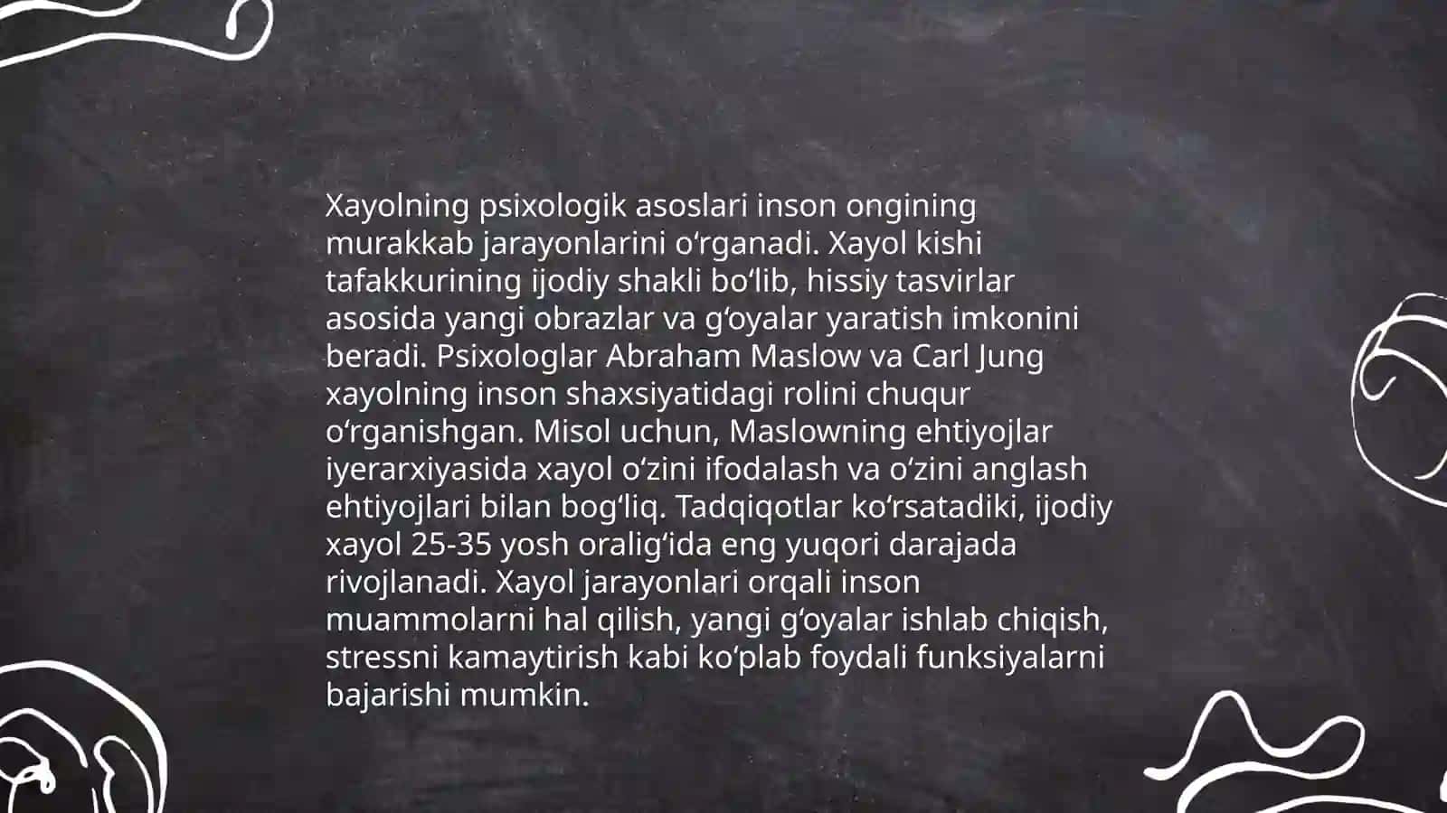 Xayol jarayonlari va hayol turlari 3