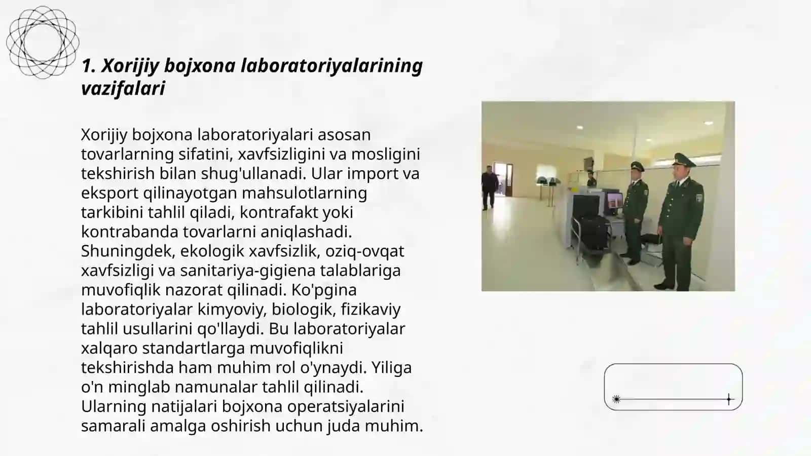 Xorijiy bojxona laboratoriyalari 3