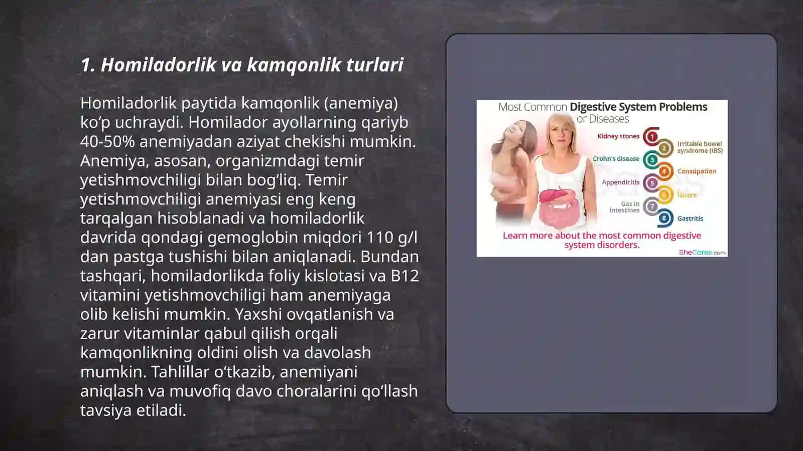 Homiladorlik va ekstrogenital kasalliklar 3
