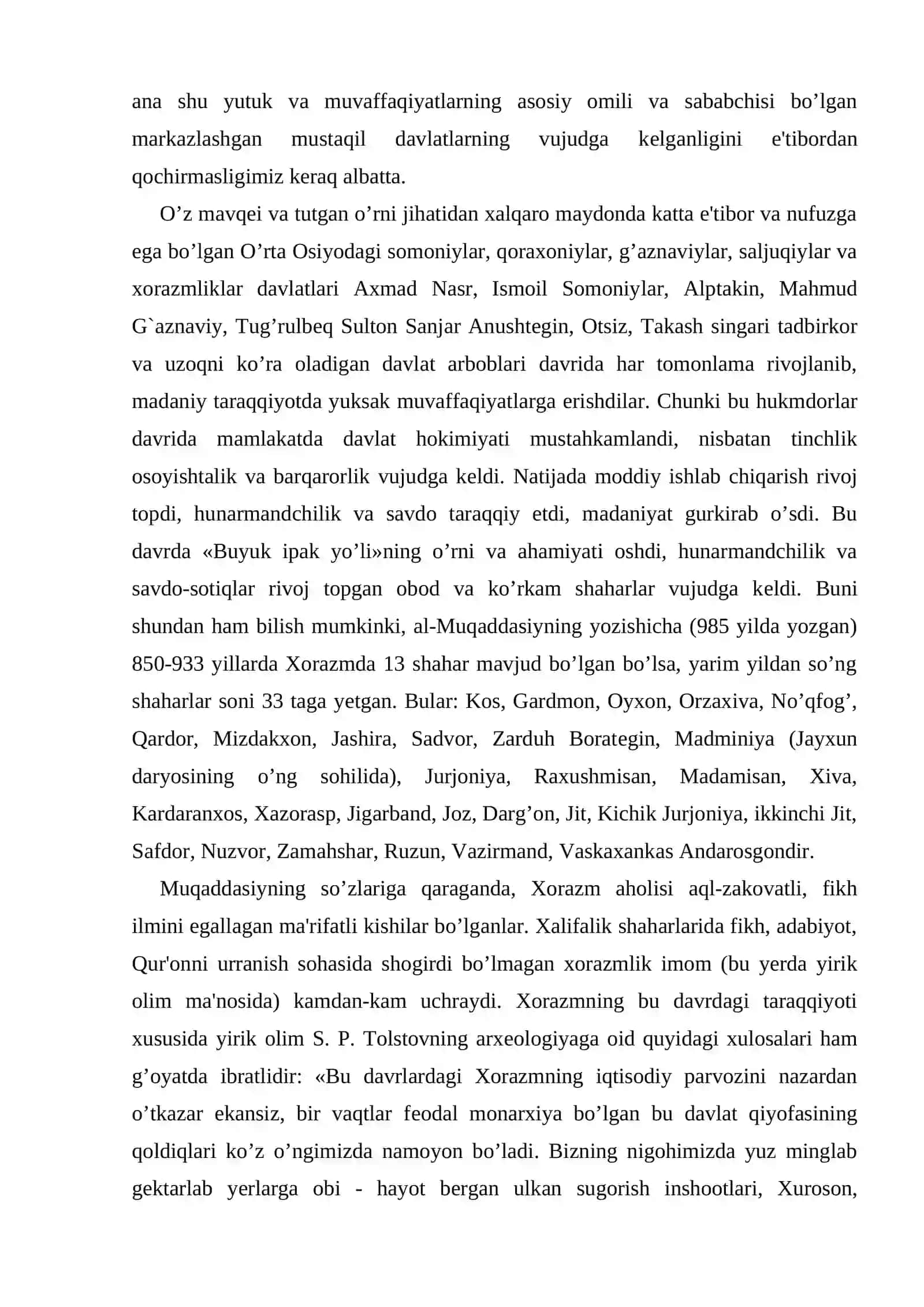 IX—XII Asrlarda Movarounnahr va Xorazmda Madaniy Hayot 3