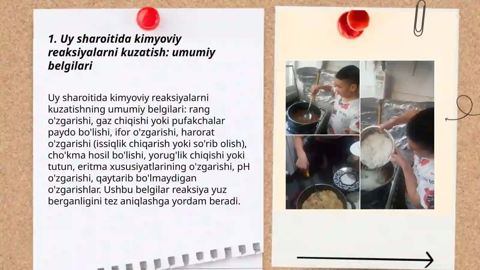 Uy sharoitida kimyoviy reaksiyalarni aniqlash 3
