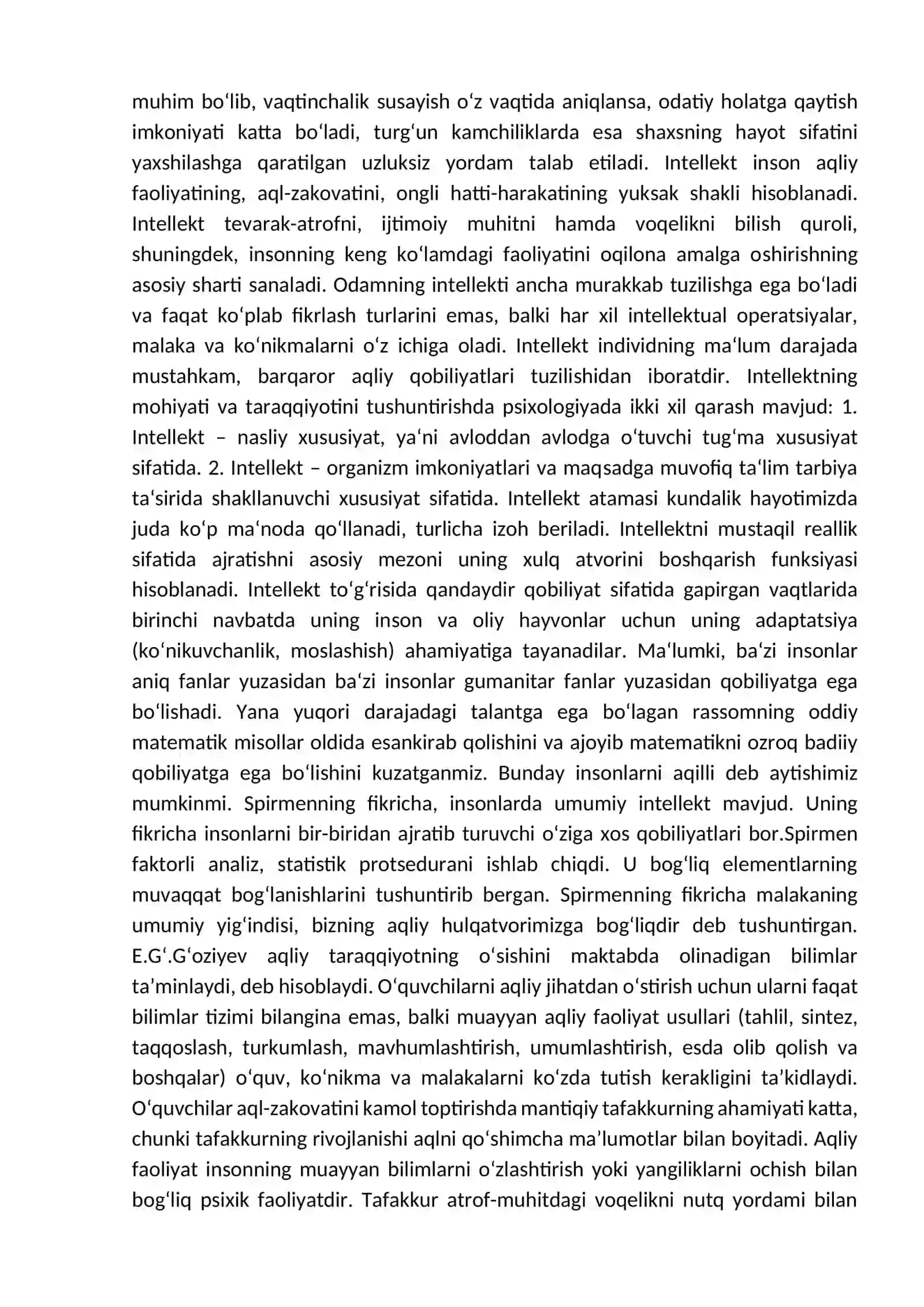 Turli darajadagi intellektual yetishmovchiligi bo‘lgan bolalar uchun inklyuziv ta’lim strategiyalari va ularni amalga oshirish shart-sharoitlari 3