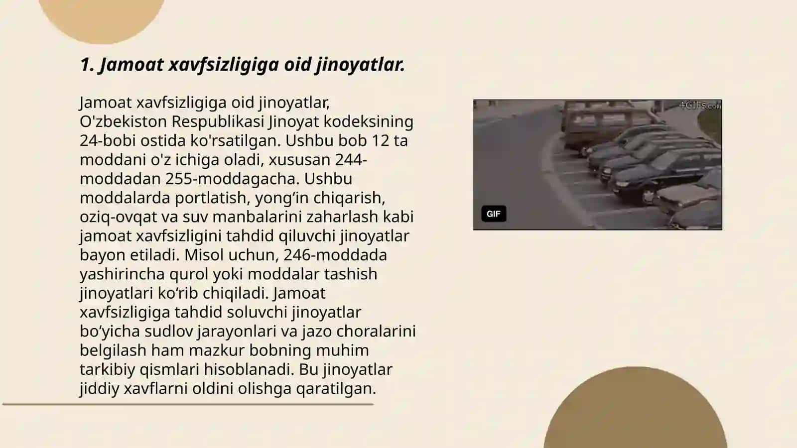 Jamoat xavfsizligi va jamoat tartibiga qarshi jinoyatlar 3