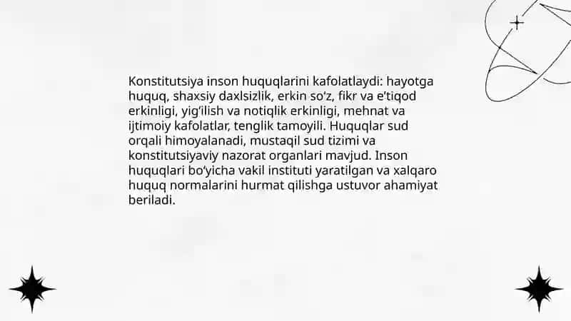Yangi O'zbekistonda inson haq-huquqlari va erkinliklari kafolatining yaratilishi 3