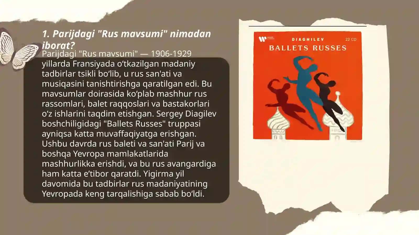 Parijdagi “Rus mavsumlari” va uning modaga ta’siri haqida 3