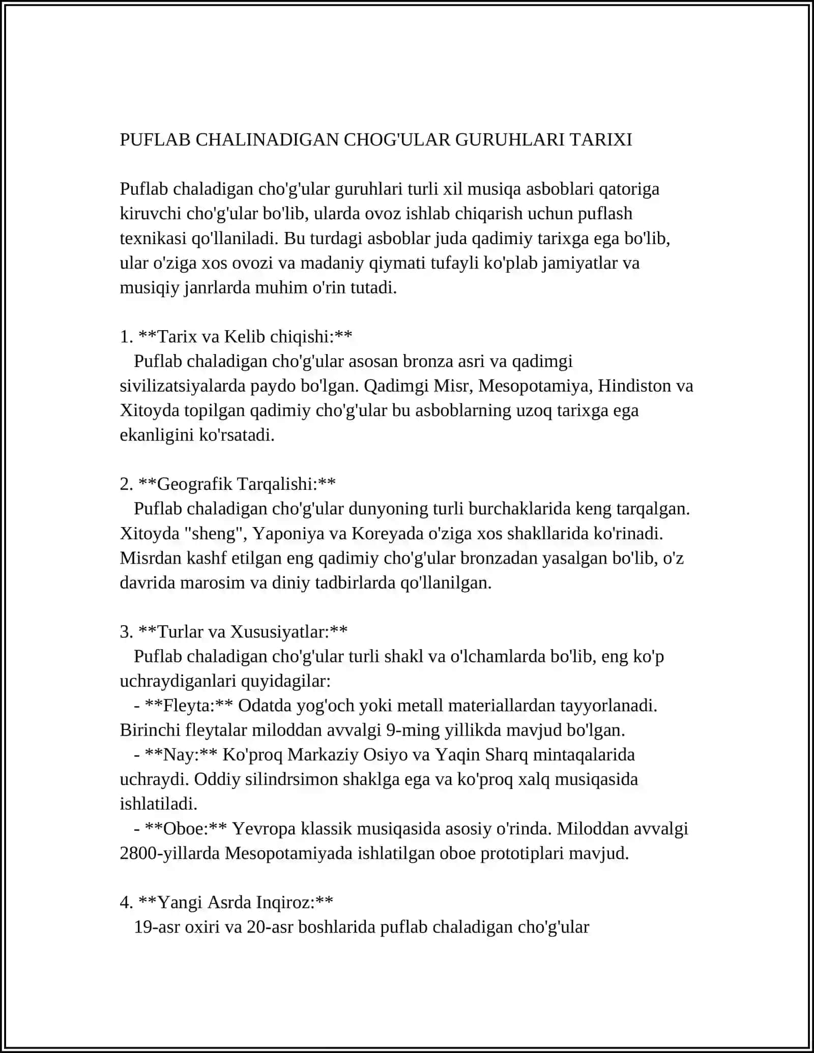 PUFLAB CHALINADIGAN CHOG'ULAR GURUHI VA NAY VA NAY PIKALO CHOLG'ULAR HAQIDA 3